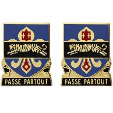 415th Military Intelligence Battalion Unit Crest (Passe Partout)